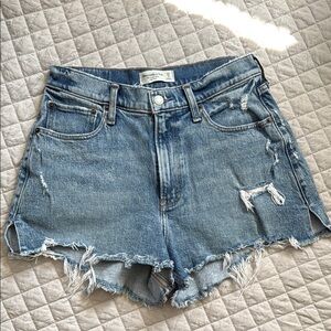 A&F Curve Love Jean Shorts